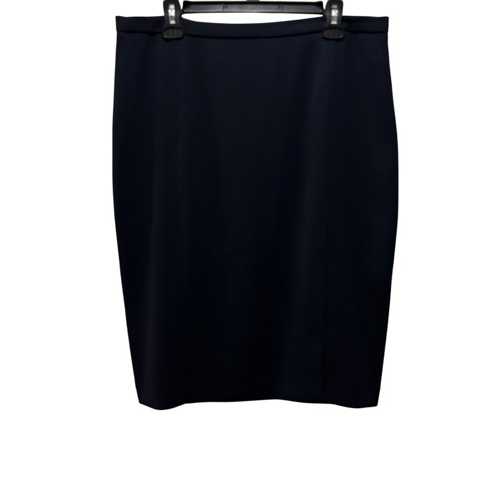 Hobbs London Mina Navy Pencil Skirt Size 12 Professional Attire Workwear